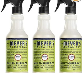 Mrs. Meyer’s All-Purpose Cleaner Spray, Lemon Verbena, 16 fl. oz – Pack of 3